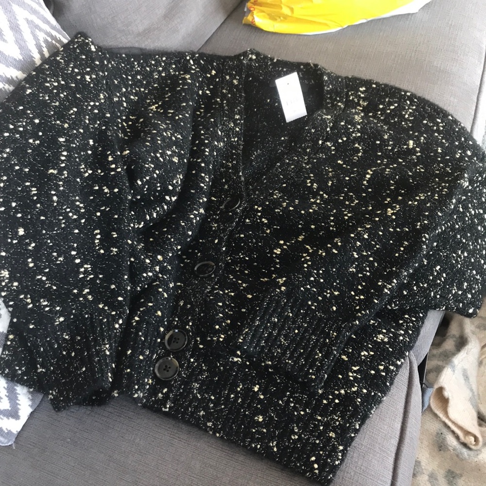 Ann taylor Gold detail sweater